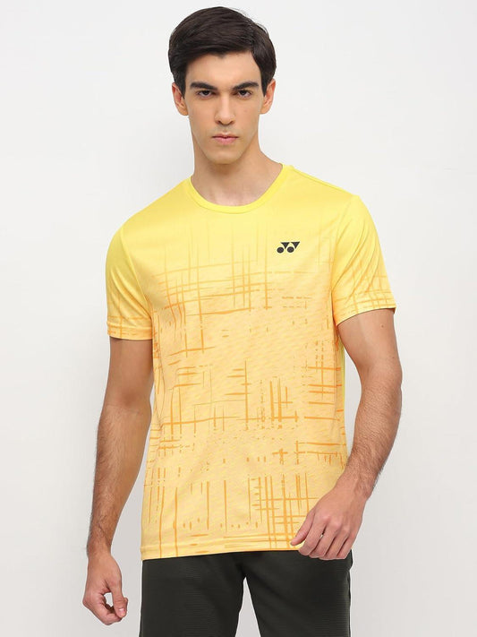 Yonex T-Shirt Polo 2968 Men’s Wear | Lemon Zest | Lightweight Badminton Sportswear