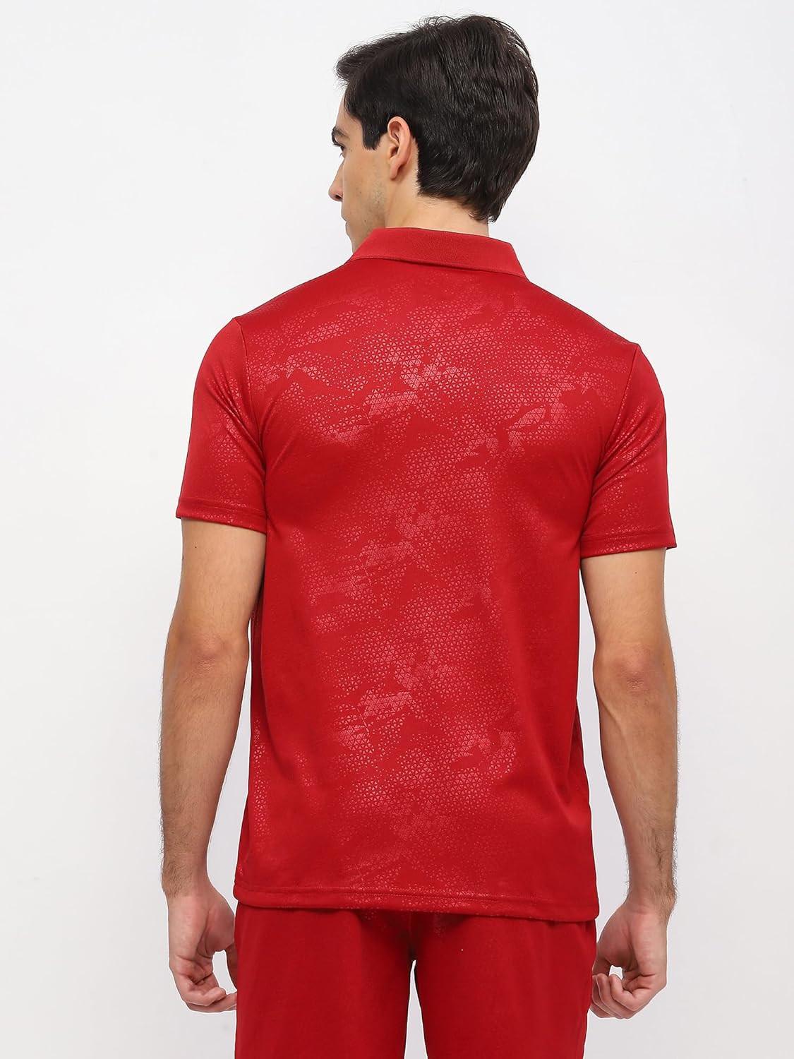 Yonex T-Shirt Polo 2969 | Rio-Red | Premium Badminton Sportswear for Men