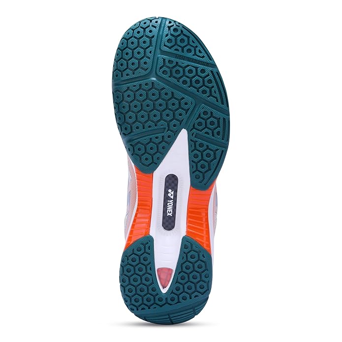 Yonex DOMINANT 6i Badminton Shoes - Mineral Grey Fluorescent Yellow – Lightweight All-Court Shoes with Tru Cushion+