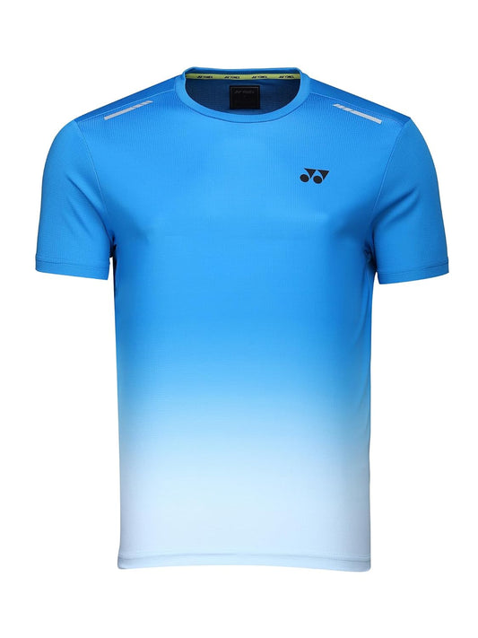 Yonex Badminton Tshirt Round Neck M 2998 - Ibiza Blue – Premium Breathable Tee for Badminton & Tennis Players