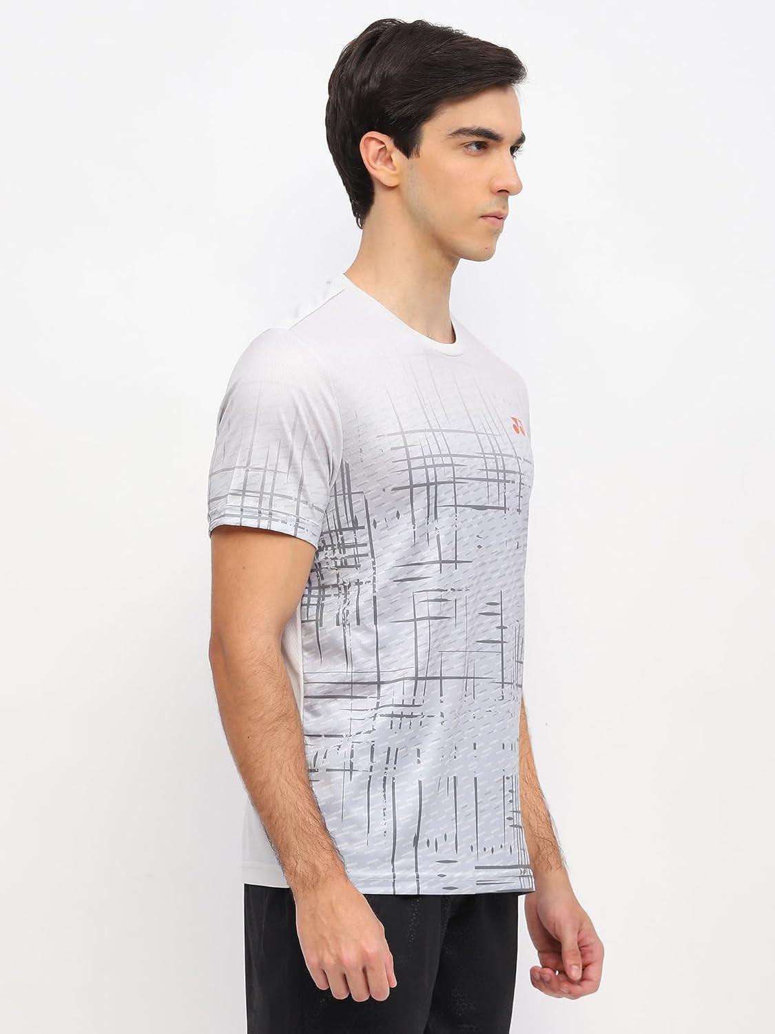 Yonex T-Shirt Polo 2968 Men’s Wear | Glacier Gray | Lightweight Badminton Sportswear
