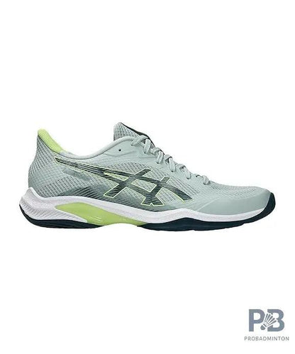 ASICS BLADE FF 2 Indoor Court Shoes for Men - Lichen Rock/Tranquil Teal | Lightweight, Fast & Flexible Badminton Shoes
