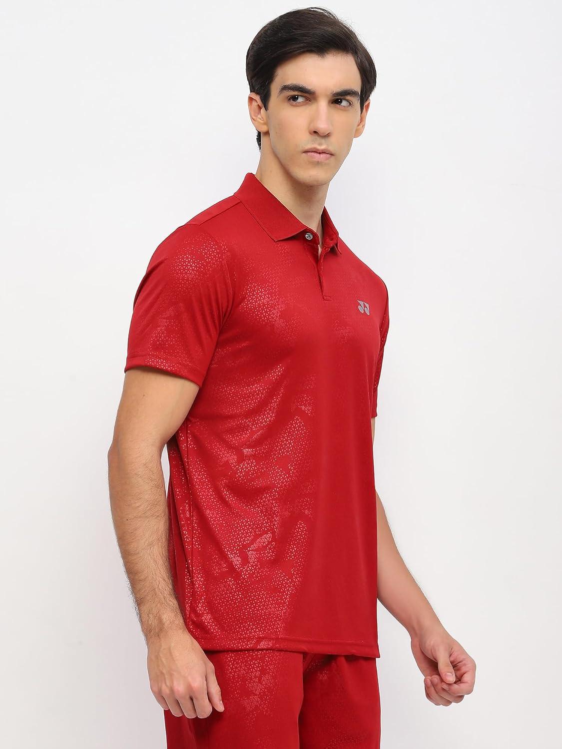 Yonex T-Shirt Polo 2969 | Rio-Red | Premium Badminton Sportswear for Men