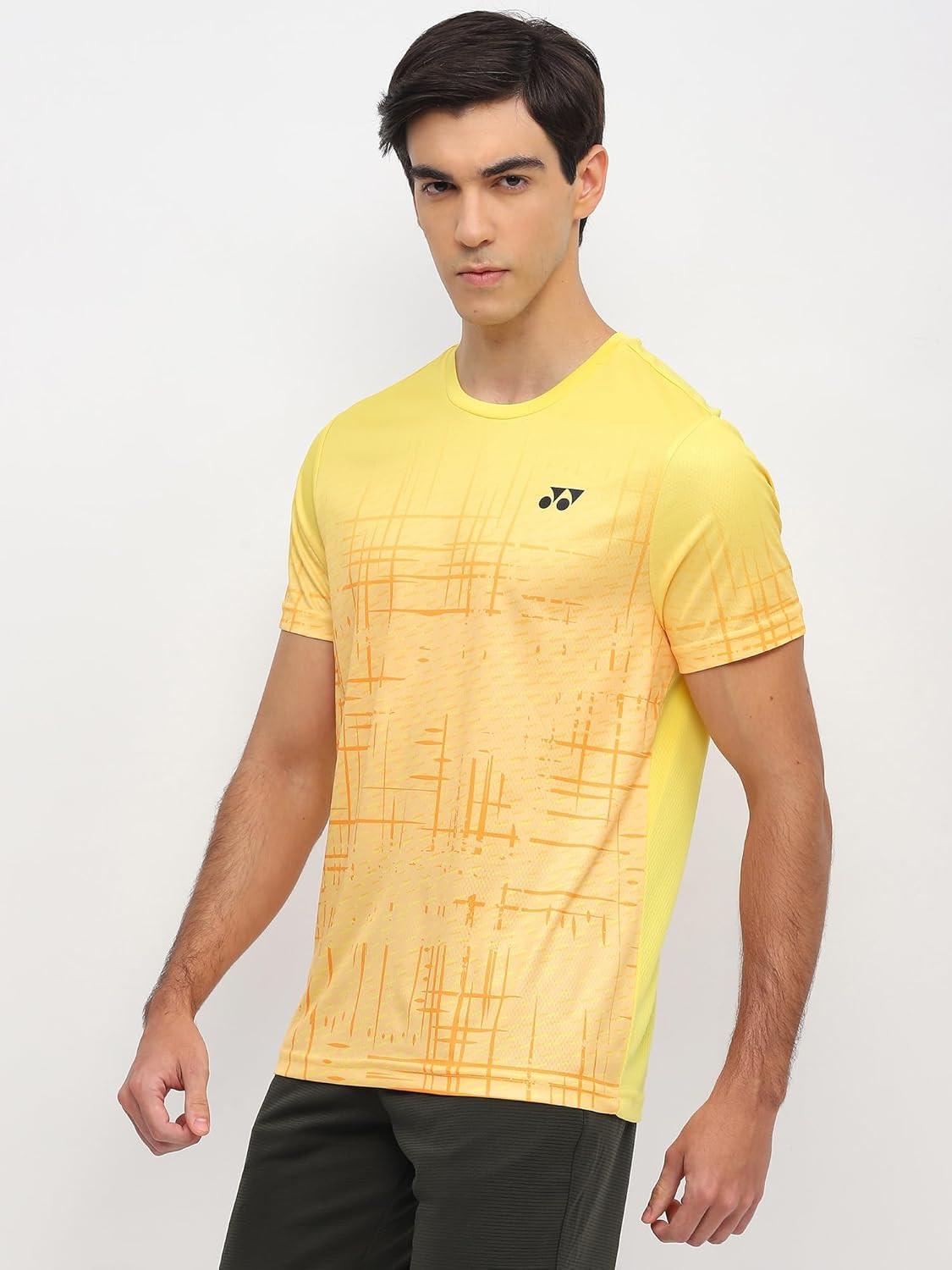 Yonex T-Shirt Polo 2968 Men’s Wear | Lemon Zest | Lightweight Badminton Sportswear
