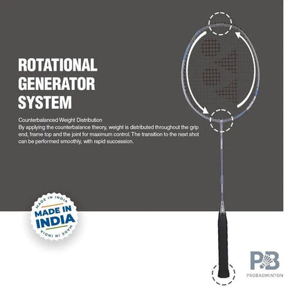 Yonex Astrox Attack 9 Badminton Racket | Gun Metal Gray