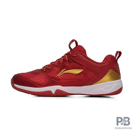 LI-NING  Energy 10 Badminton Shoes ( Red / Gold )