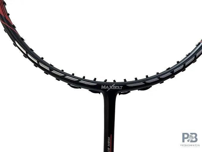 Maxbolt Assassin Carbon Fiber Red Unstrung Badminton Racket