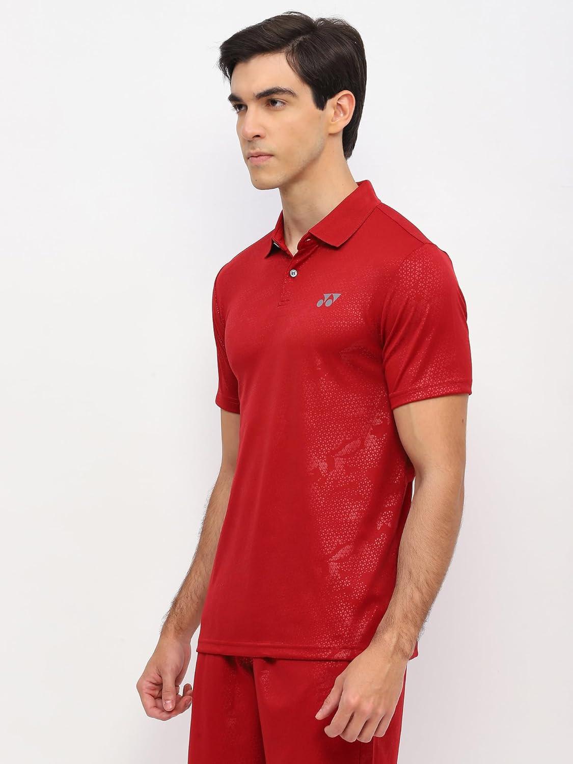 Yonex T-Shirt Polo 2969 | Rio-Red | Premium Badminton Sportswear for Men