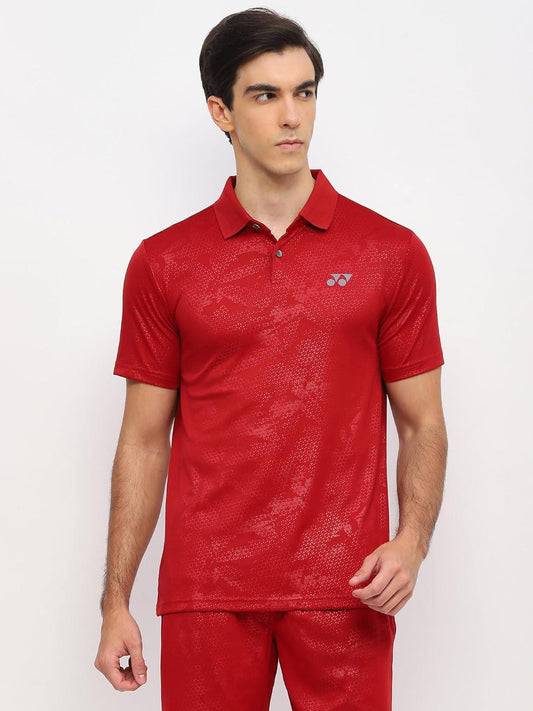 Yonex T-Shirt Polo 2969 | Rio-Red | Premium Badminton Sportswear for Men
