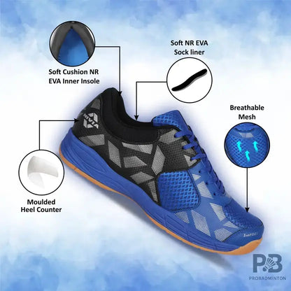 Nivia Appeal 3.0 Badminton Shoes | Royal Blue