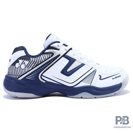 Yonex Tokyo 3 Badminton Shoes - White/Navy Blue