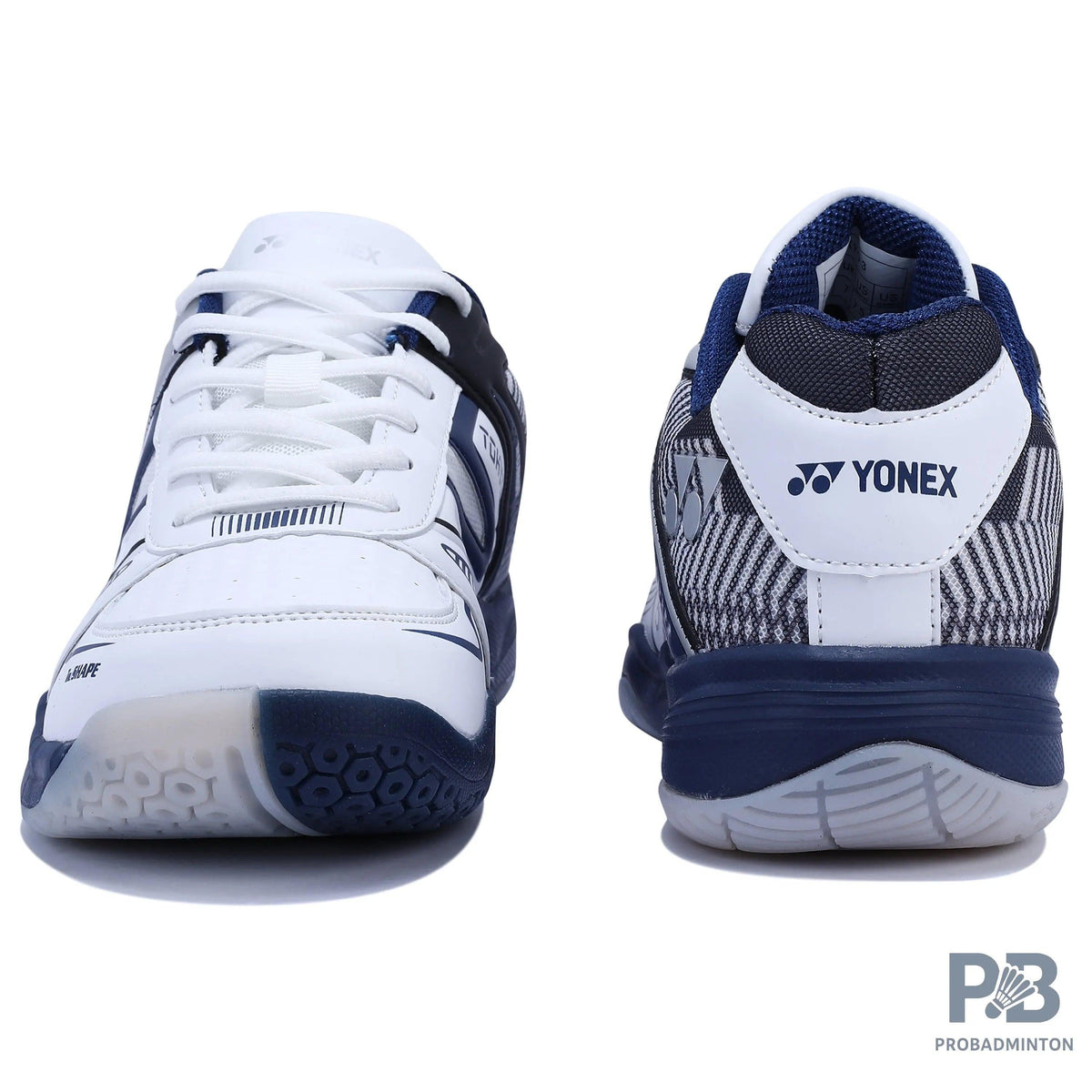 Yonex Tokyo 3 Badminton Shoes - White/Navy Blue
