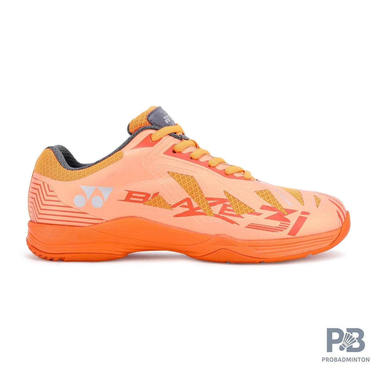 Yonex Blaze 3I Badminton Shoes | Hyper Orange/Midnight Turquoise | Lightweight Non-Marking Court Shoes