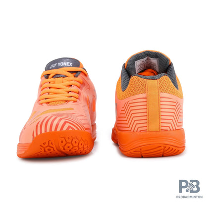 Yonex Blaze 3I Badminton Shoes | Hyper Orange/Midnight Turquoise | Lightweight Non-Marking Court Shoes