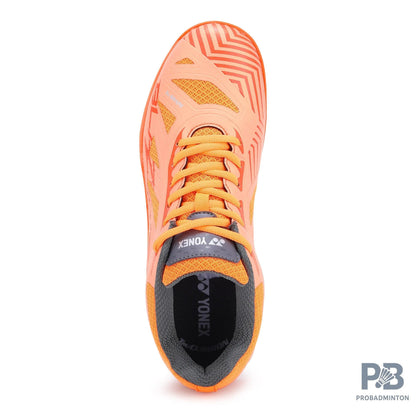Yonex Blaze 3I Badminton Shoes | Hyper Orange/Midnight Turquoise | Lightweight Non-Marking Court Shoes