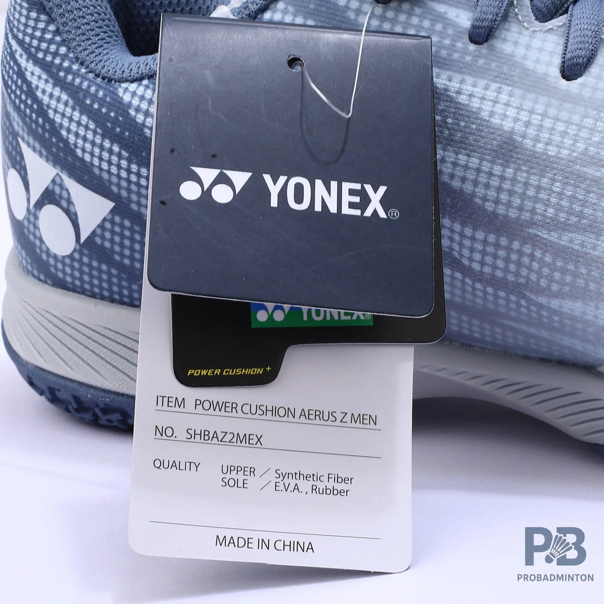 Yonex Aerus Z2 Power Cushion Non-Marking Badminton Shoes (Blue Gray)