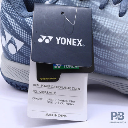 Yonex Aerus Z2 Power Cushion Non-Marking Badminton Shoes (Blue Gray)