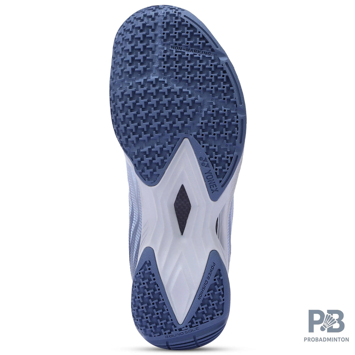 Yonex Aerus Z2 Power Cushion Non-Marking Badminton Shoes (Blue Gray)