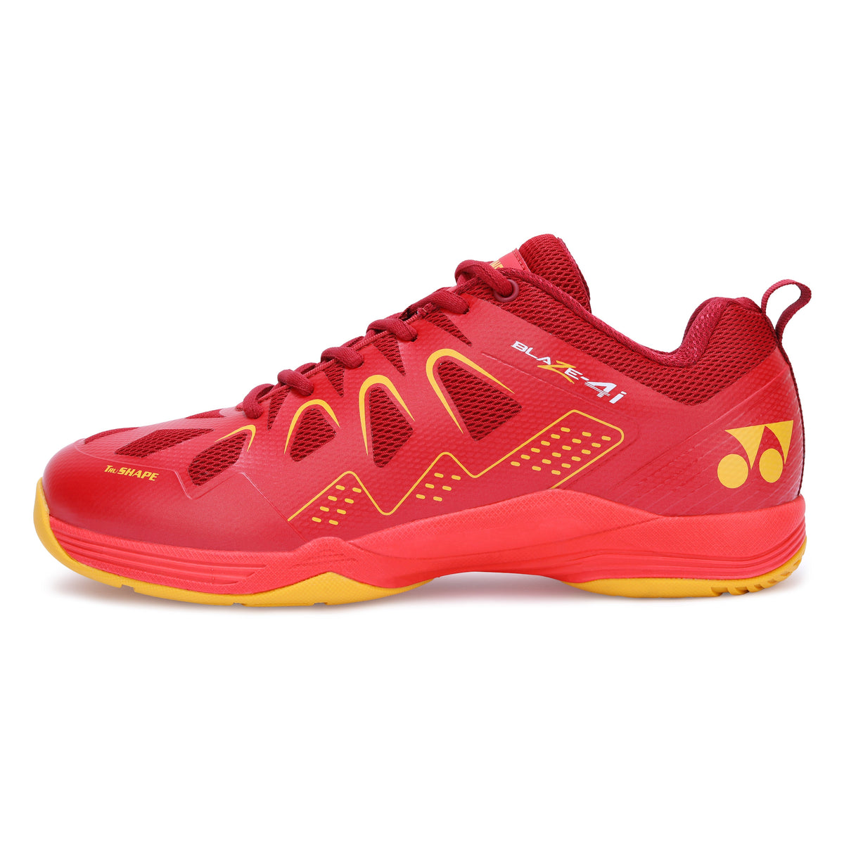 Yonex Blaze 4I Badminton Shoes - Red/Yellow