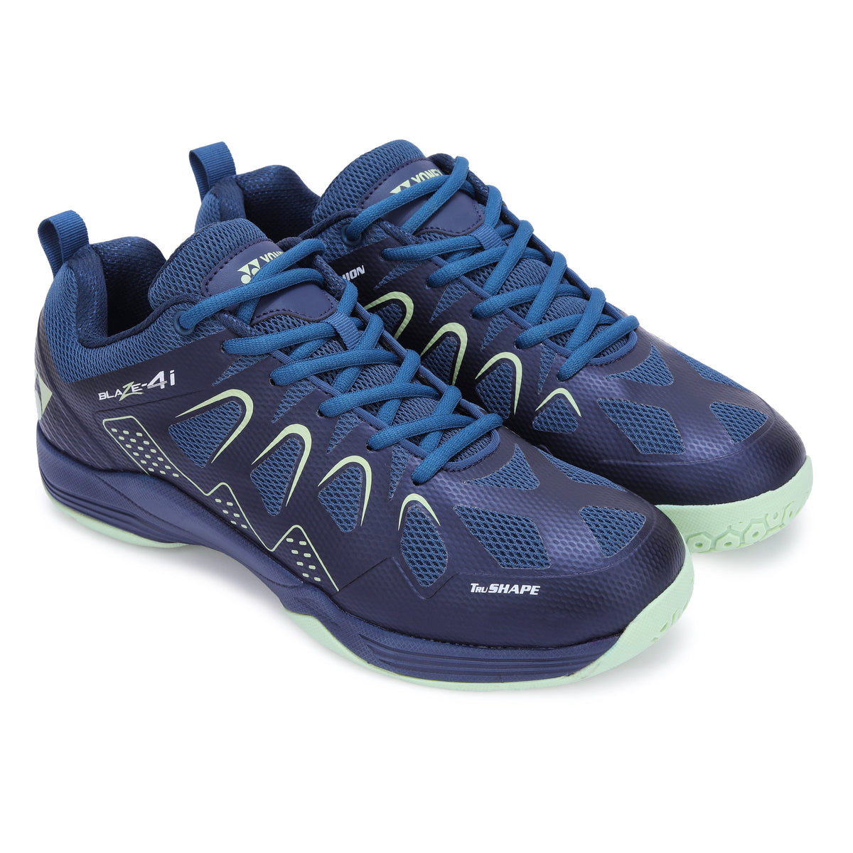 Yonex Blaze 4I Badminton Shoes - Elegant Cyan/Lime