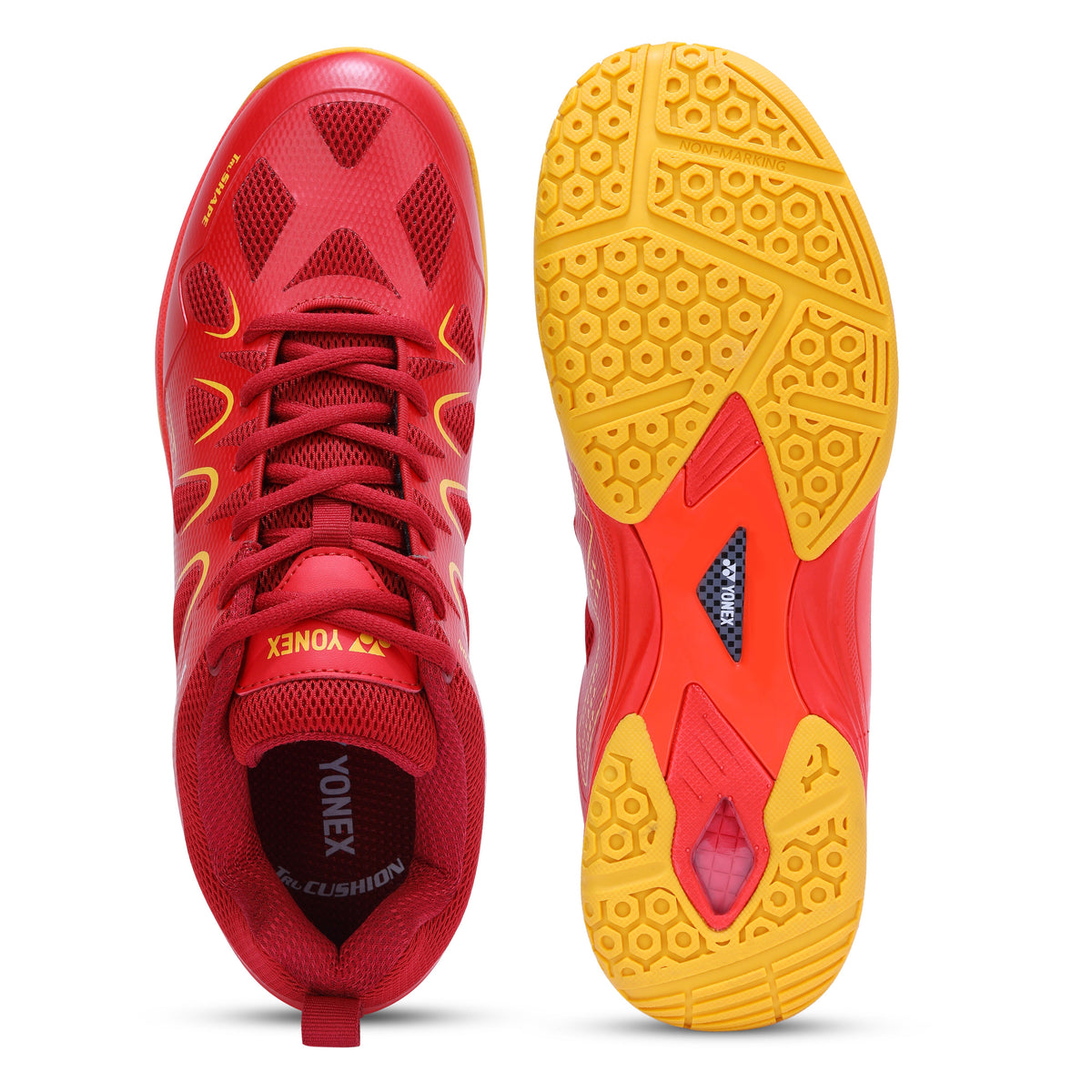 Yonex Blaze 4I Badminton Shoes - Red/Yellow