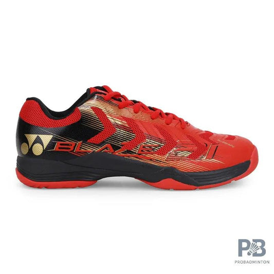 Yonex Blaze 2i Badminton Shoes | Red/Black/Gold