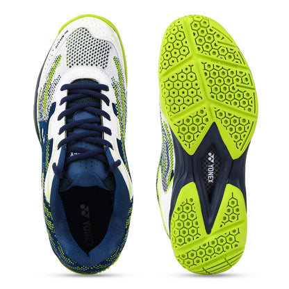Yonex V 200i Badminton Shoe | White Deep Ocean