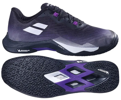 Babolat Shadow Tour 5 Badminton Shoes Black/Purple – Professional Indoor Court Shoes