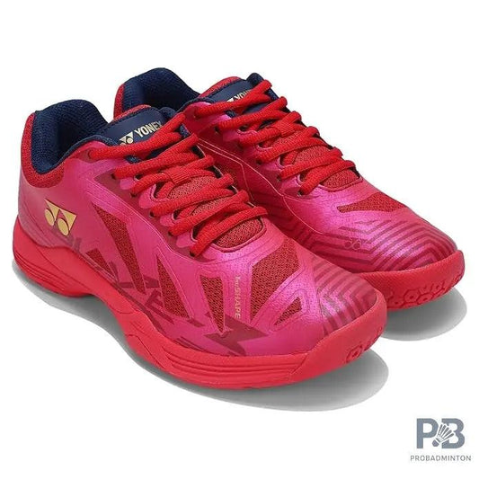 Yonex Blaze 3 Badminton Shoes | Red/Dark Pink/Gold