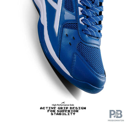 HUNDRED Raze Badminton Shoes (Blue / White)