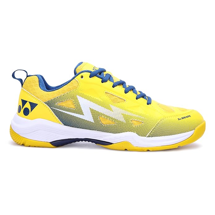 Yonex DOMINANT 6i Badminton Shoes - Cyber Yellow Reflex Blue – Lightweight All-Court Shoes with Tru Cushion+