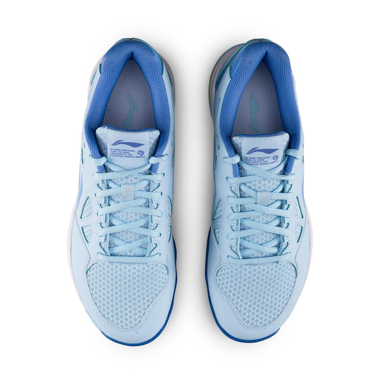 Li-Ning Halberd Strike Non-Marking Badminton Shoes | Glacier Blue/Bright Cobalt Blue | Lightweight Indoor Court Shoes for Professional & Club Players