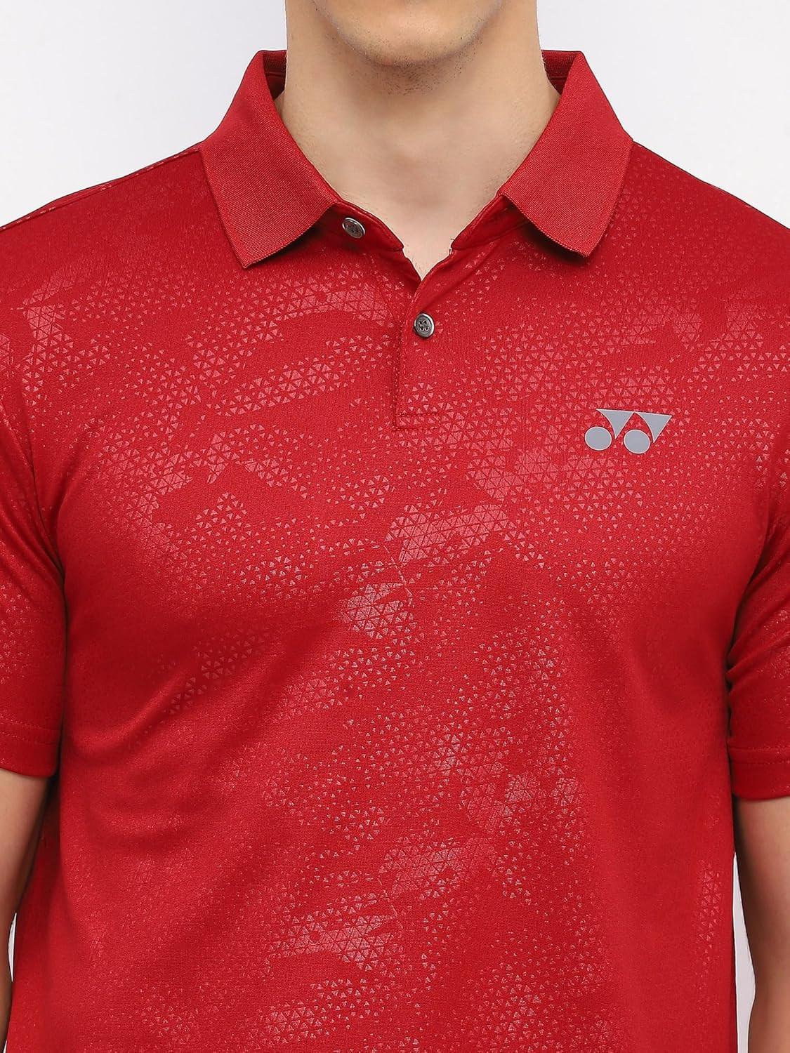 Yonex T-Shirt Polo 2969 | Rio-Red | Premium Badminton Sportswear for Men