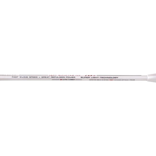 Li-Ning Windstorm 78 S Badminton Racket | White/Red
