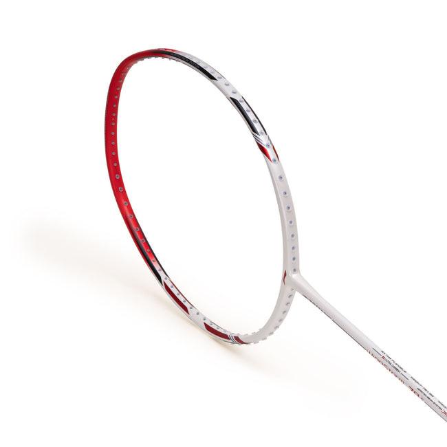 Li-Ning Windstorm 78 S Badminton Racket | White/Red