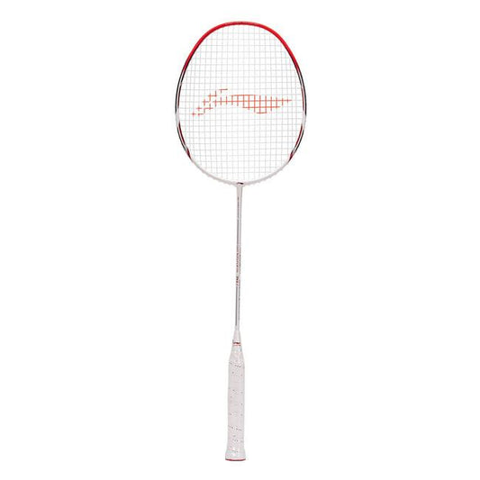 Li-Ning Windstorm 78 S Badminton Racket | White/Red
