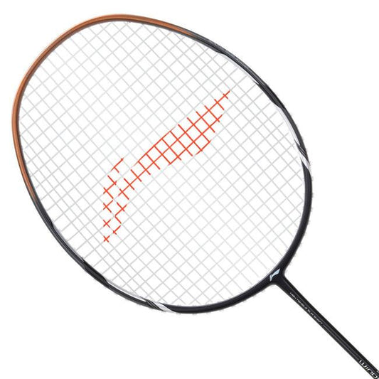 Li-Ning Windstorm 78 S Badminton Racket | Black/Bronze