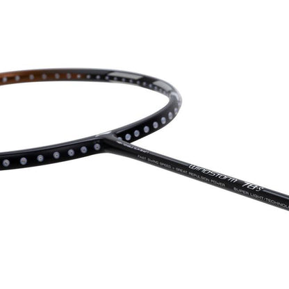 Li-Ning Windstorm 78 S Badminton Racket | Black/Bronze