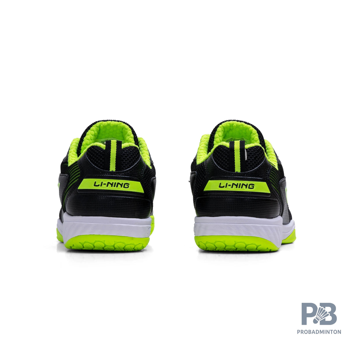 Lining Ultra 4 Badminton shoes (Black/lime)