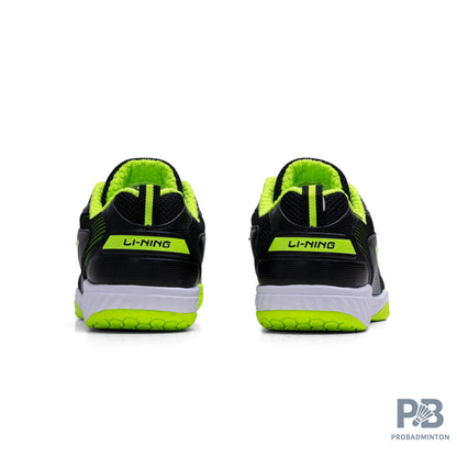 Lining Ultra 4 Badminton shoes (Black/lime)