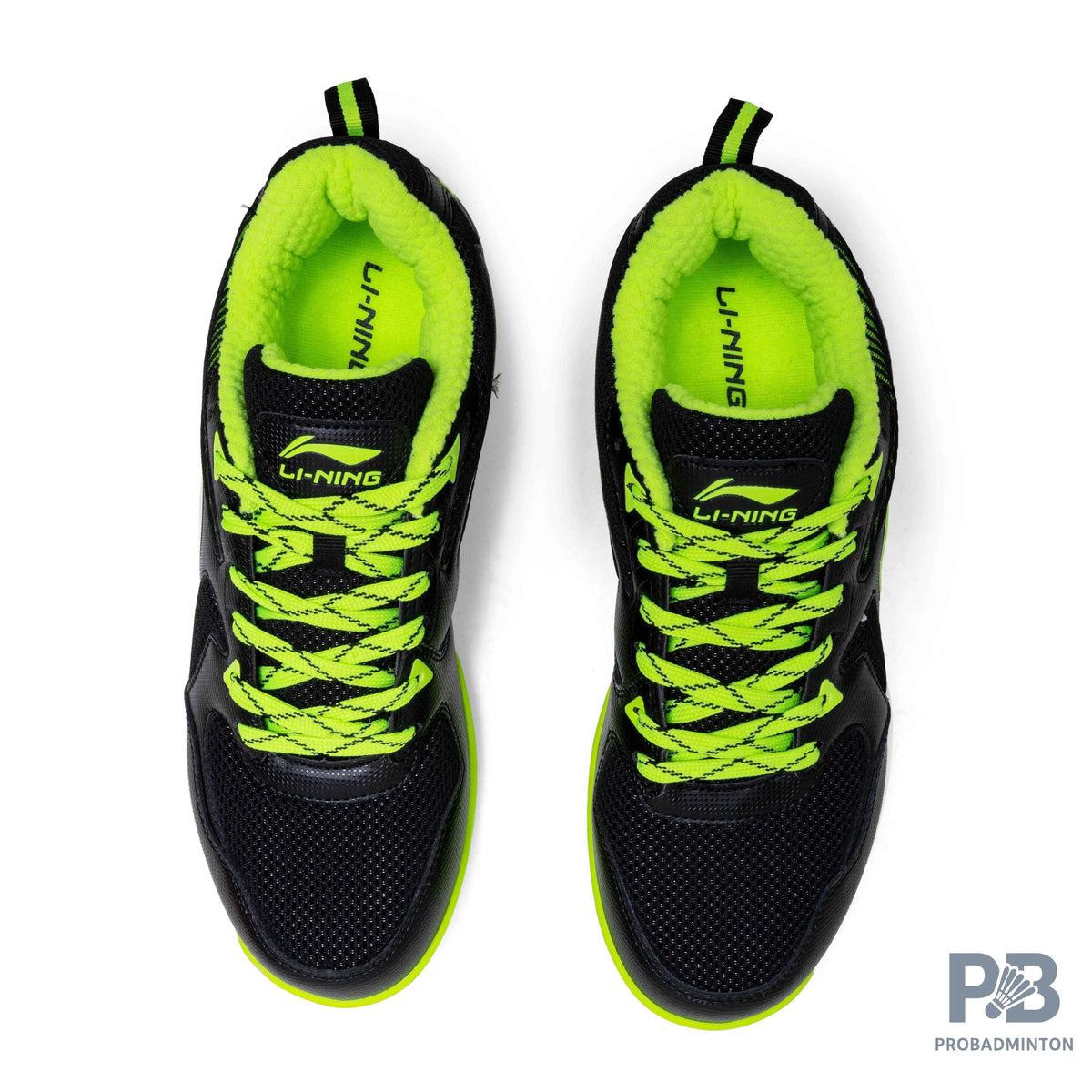 Lining Ultra 4 Badminton shoes (Black/lime)