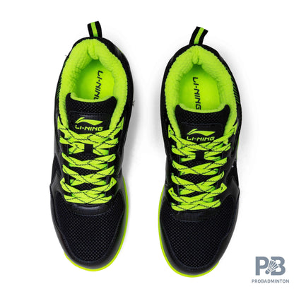 Lining Ultra 4 Badminton shoes (Black/lime)