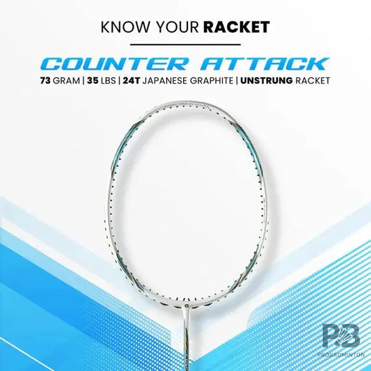 Apacs Counter Attack Badminton Racket – 6U Lightweight | Head Heavy | High-Speed Frame