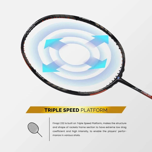 Apacs Z Ziggler Badminton Racquet (Unstrung) - Black/Red – Powerful Stiff Racket for Advanced Players