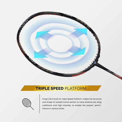 Apacs Z Ziggler Badminton Racquet (Unstrung) - Black/Red – Powerful Stiff Racket for Advanced Players
