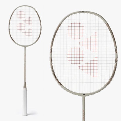 YONEX Arcsaber 7 Play Strung Graphite Badminton Racquet with Full Cover (Light Beige) | 4U, 83g