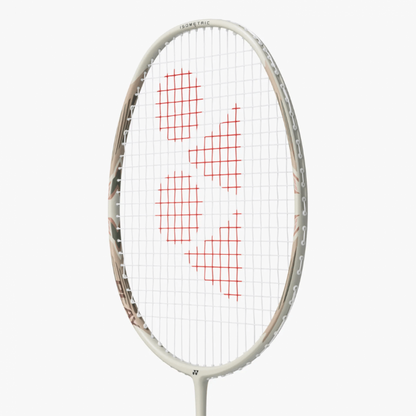 YONEX Arcsaber 7 Play Strung Graphite Badminton Racquet with Full Cover (Light Beige) | 4U, 83g