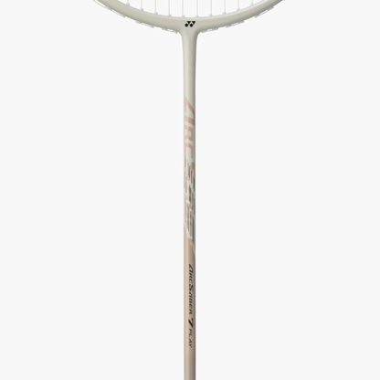 YONEX Arcsaber 7 Play Strung Graphite Badminton Racquet with Full Cover (Light Beige) | 4U, 83g