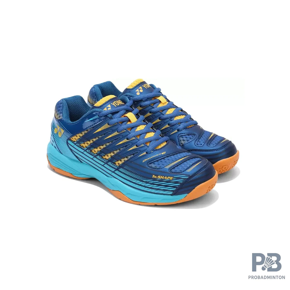 Yonex Tour Dominant 2 Mens Badminton Shoes ( Sailor Blue/ Bright Aqua Bright Gold)