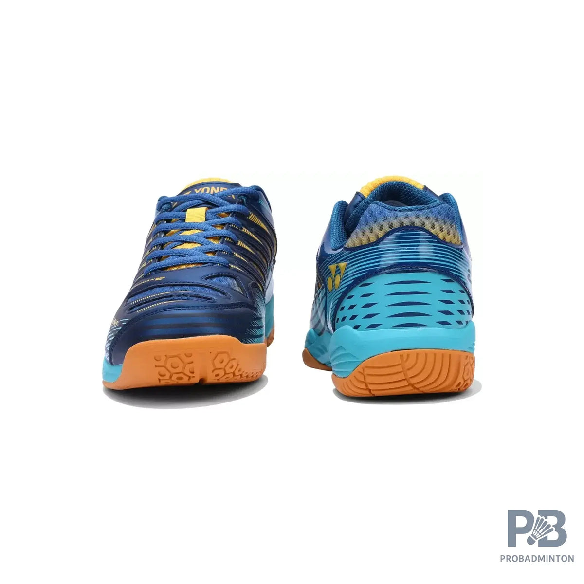 Yonex Tour Dominant 2 Mens Badminton Shoes ( Sailor Blue/ Bright Aqua Bright Gold)